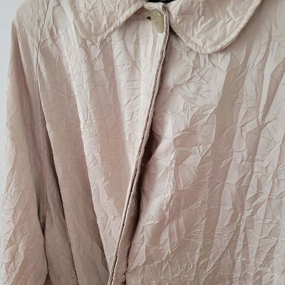 Vintage Made in Canada Hilary Radley Crinkle Coat-Size 10 - Picture 3 of 10